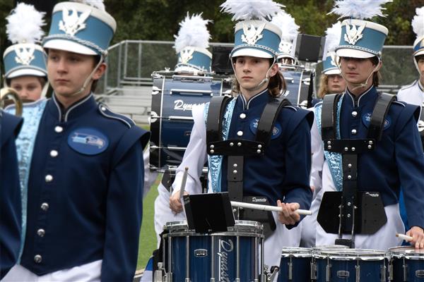 South River High School Marching Band Performing